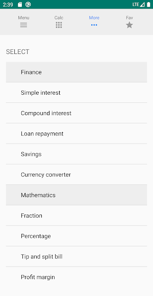 All-in-one Calculator Screenshot 2