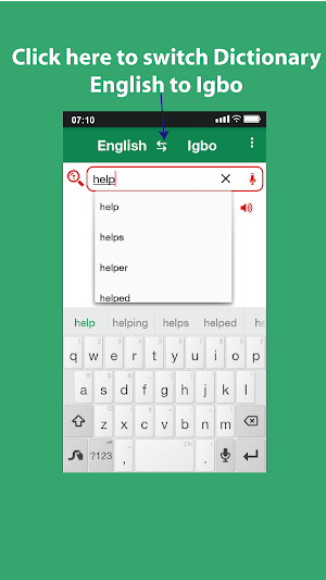 English to Igbo Dictionary screenshot 2