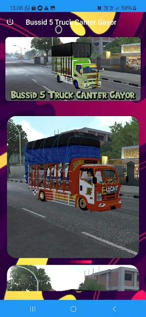Bussid 5 Truck Canter Gayor Screenshot 2