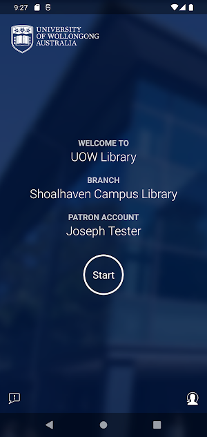 UOW Library Borrowing Screenshot 0