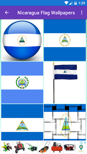Nicaragua Flag Wallpaper: Flags and Country Images Screenshot 0