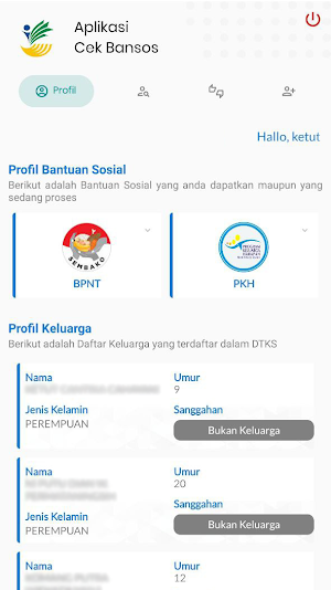 Aplikasi Cek Bansos Screenshot 2