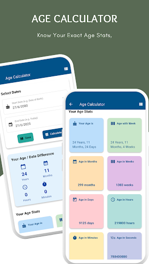 Age & Date Calculator Screenshot 1