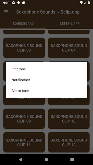 Saxophone Sound Collections ~ Sclip.app Screenshot 2