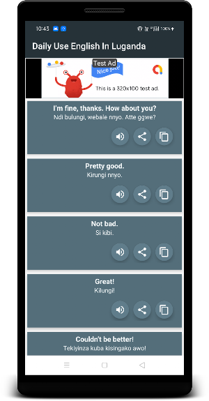 Daily Use English In Luganda Screenshot 1
