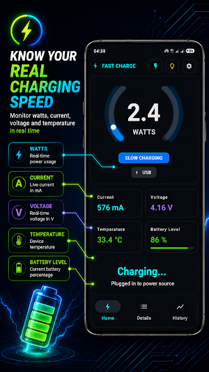 Fast Charge Battery Speed Screenshot 0