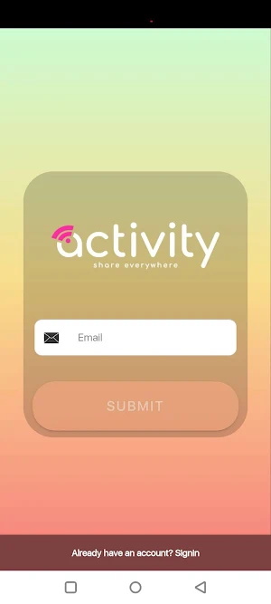 Activity Share App Screenshot 3