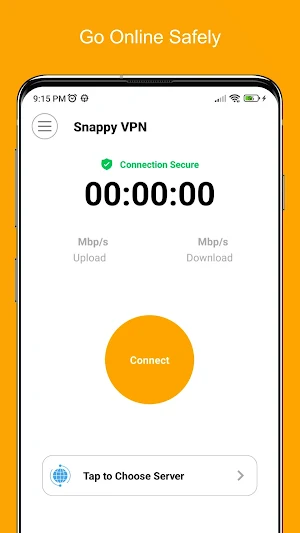 Snappy VPN-Fast, Safe VPN Screenshot 0