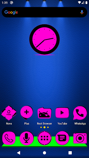 Pink and Black Icon Pack Screenshot 0