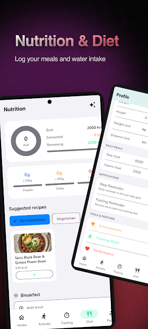 MetaRunner: Fasting & Exercise Screenshot 2