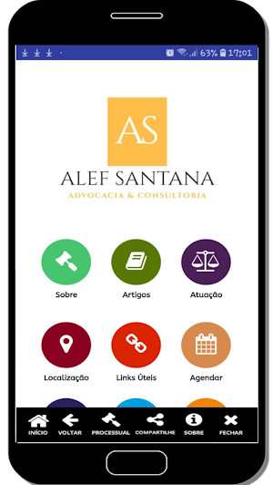 Alef Santana Advocacia Screenshot 0