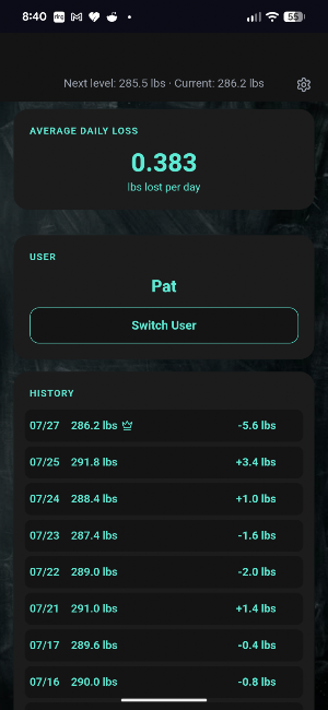 Next Level Weightloss Screenshot 2