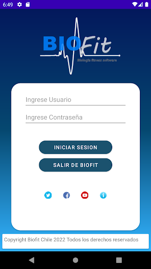 Biofit Screenshot 2