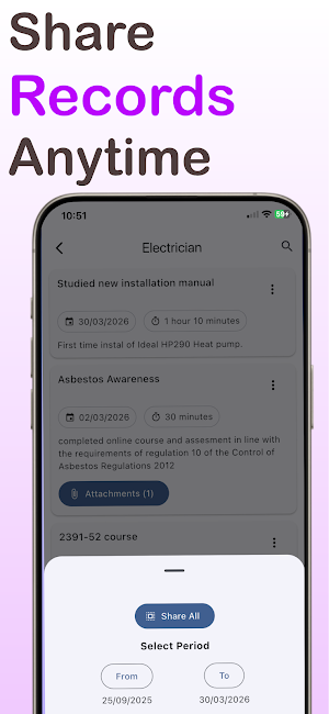 CPD Progress Tracker Screenshot 3