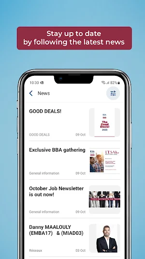 ESA Alumni Screenshot 3