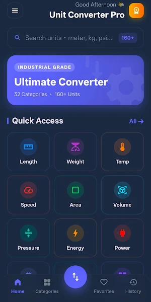 Unit Converter Pro - Advanced Screenshot 1