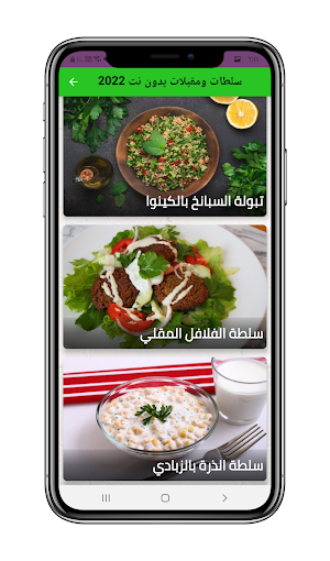 سلطات ومقبلات بدون انترنت Screenshot 0