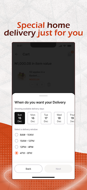 Onome foods Screenshot 2