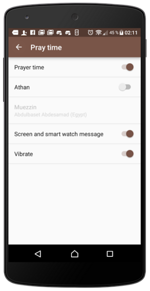 Muslim : Prayer times Screenshot 2