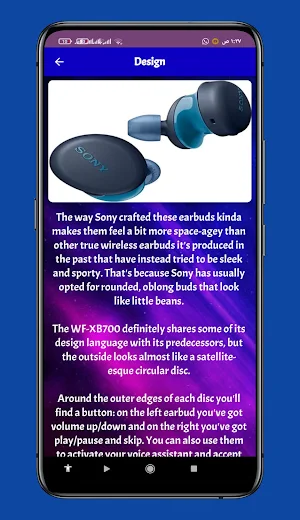 Sony WF XB700 guide Screenshot 3