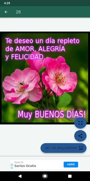 Buenos días, tardes y noches Screenshot 0