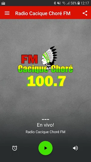 Radio Cacique Choré 100.7 FM Screenshot 1