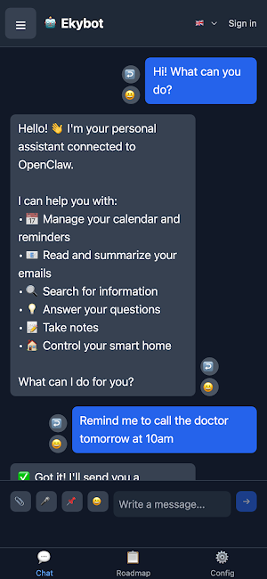 Ekybot Screenshot 2