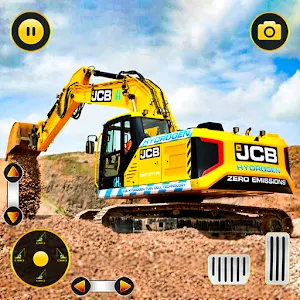 JCB Excavator Construction 3D Screenshot 0