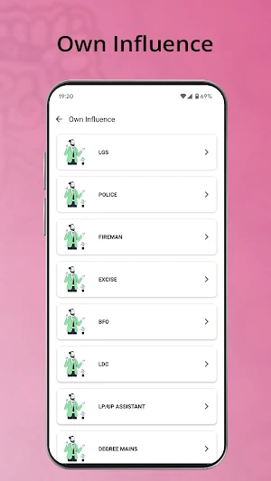 Influencer Learning App Screenshot 2
