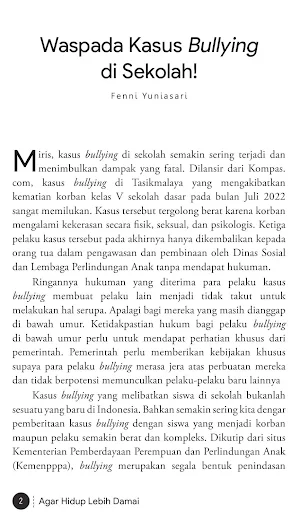Agar Hidup Lebih Damai Screenshot 2