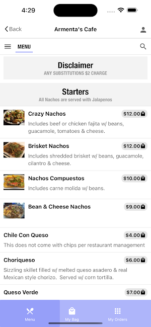 Armentas Cafe Screenshot 2