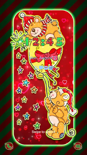 Teddy Bear Christmas-Wallpaper Screenshot 0
