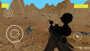 Crocodile Desert Sniper Game Screenshot 1
