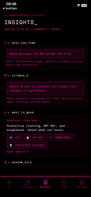 UV Index - Sun & Sunscreen Screenshot 2