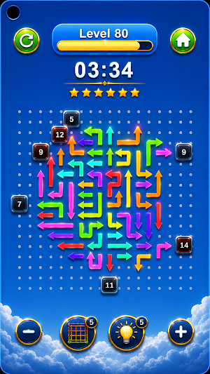 Mind Blowing Arrow Puzzle Game Screenshot 1