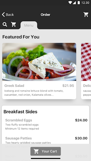 Milo's Catering Screenshot 1