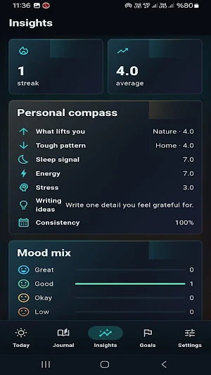 Mood Atlas: Mood Journal Screenshot 2