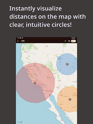 Radius On Map: Draw Circles Screenshot 3