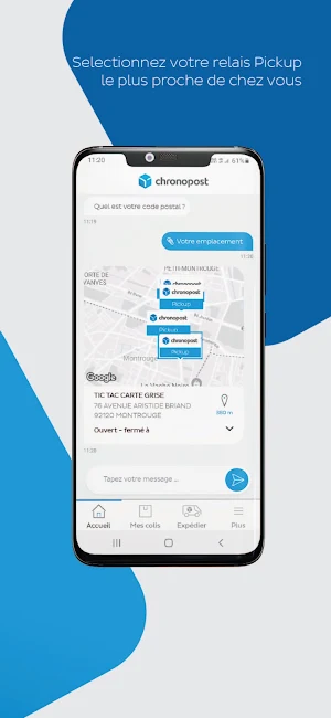 myChronopost Screenshot 1