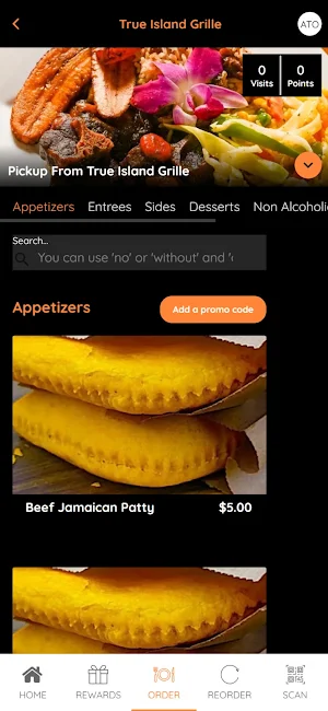 True Island Grille Screenshot 1