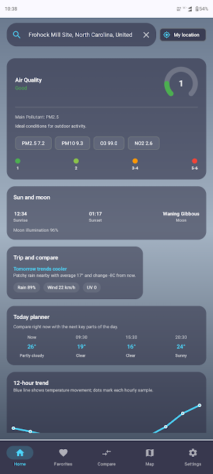 Weather: Live Radar & AQI Screenshot 0