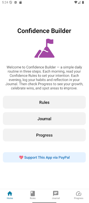 Confidence Builder Screenshot 0