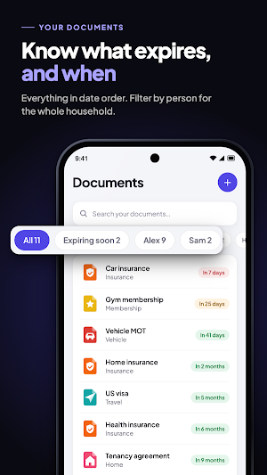 RenewKeep: Document Expiry Screenshot 1
