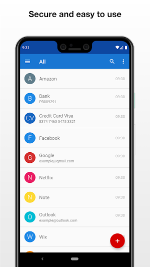 My Passwords - Password Manager Screenshot 1