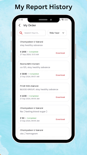 VAHCARE - Blood Test at Home Screenshot 3