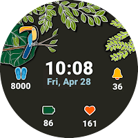 Tropical Watch Face Animated