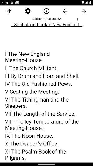 Book, Sabbath in Puritan New E Screenshot 0