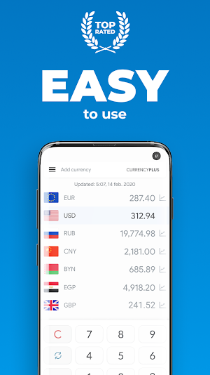 Currency Converter Plus Free with AccuRate™ Screenshot 0