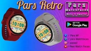 Pars Retro Digital Watch Face Screenshot 2