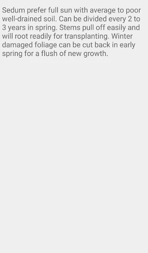 Sedum Collection Short Screenshot 2